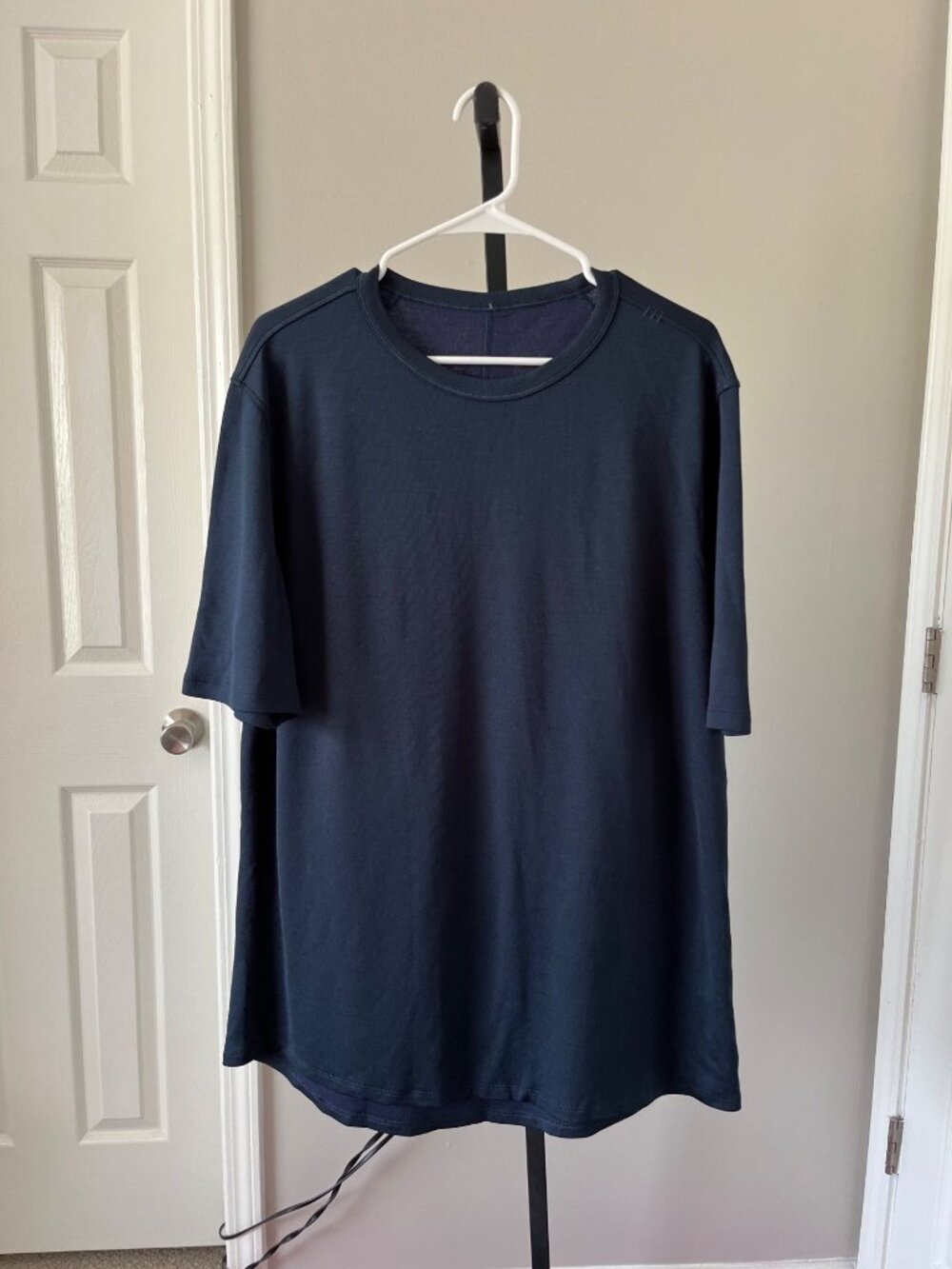 Lululemon Short Sleeve Shirt Blue Size XL